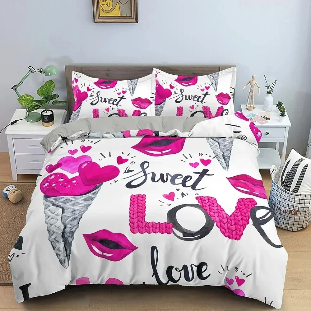 Selimut 3D Motif Hati Cinta Se - Home Textiles Paris ulasan dan harga