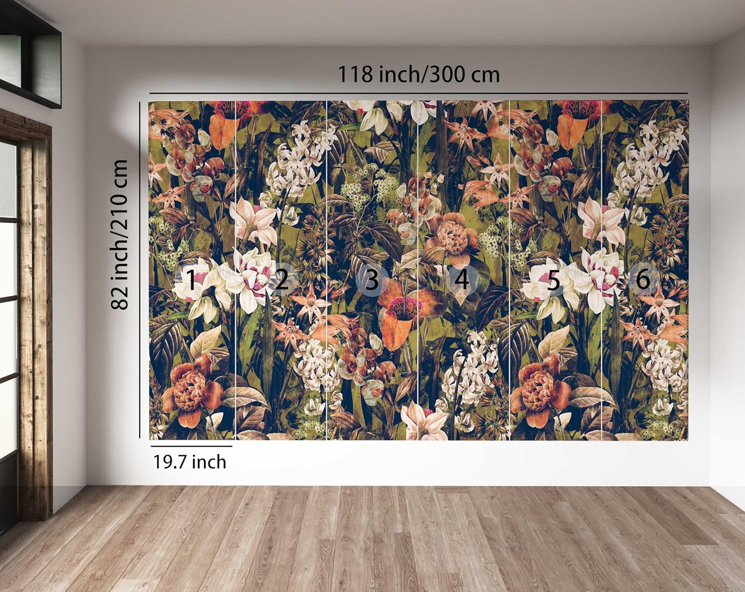 Tapestry Bunga Mewah untuk Lat - Home Textiles Luxury Curtains ulasan dan harga