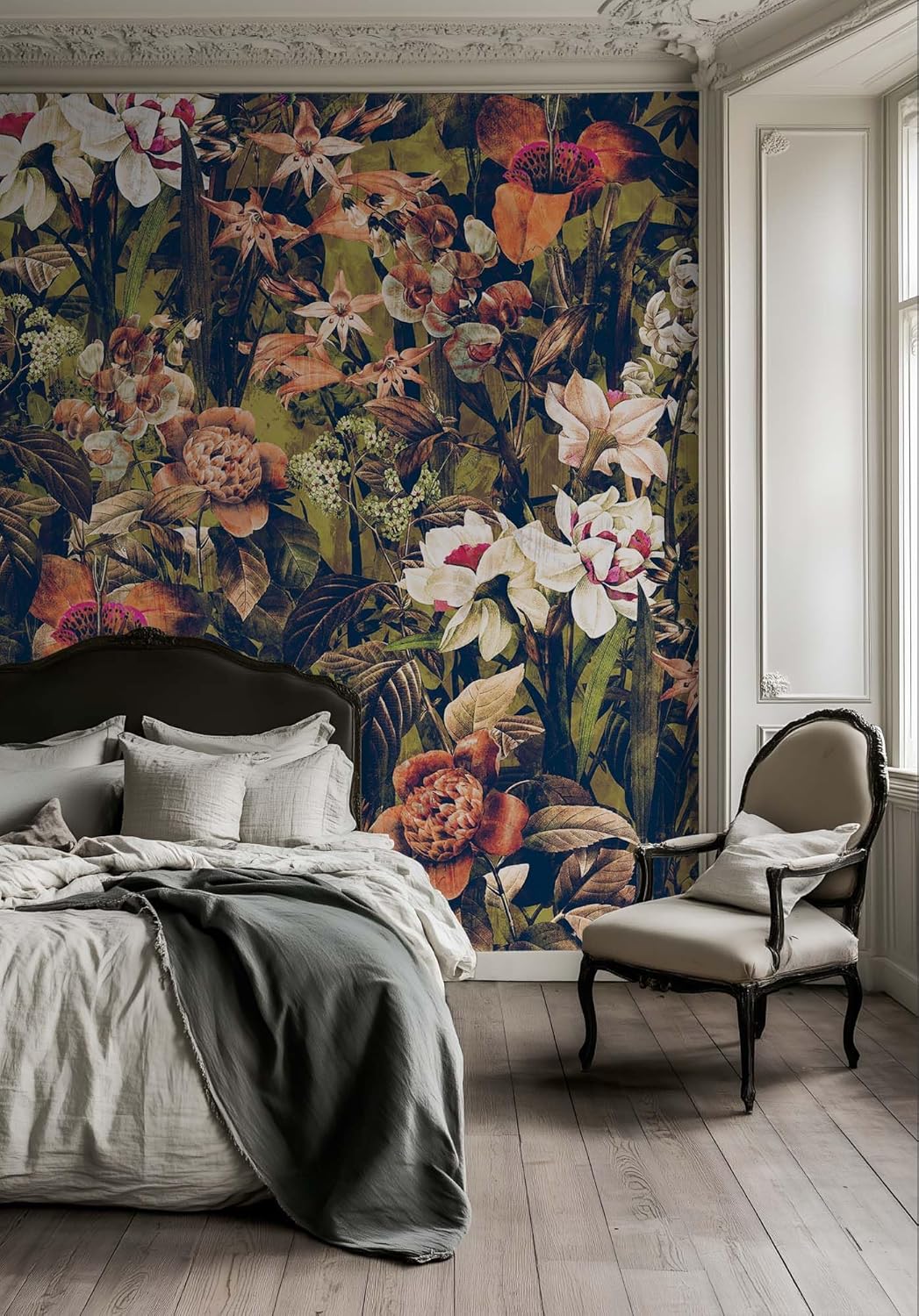 Tapestry Bunga Mewah untuk Lat - Home Textiles Luxury Curtains ulasan dan harga