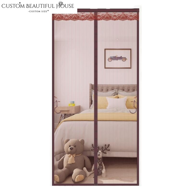 Tirai Pintu Retro Mewah Ringan - Home Textiles Luxury Curtains ulasan dan harga