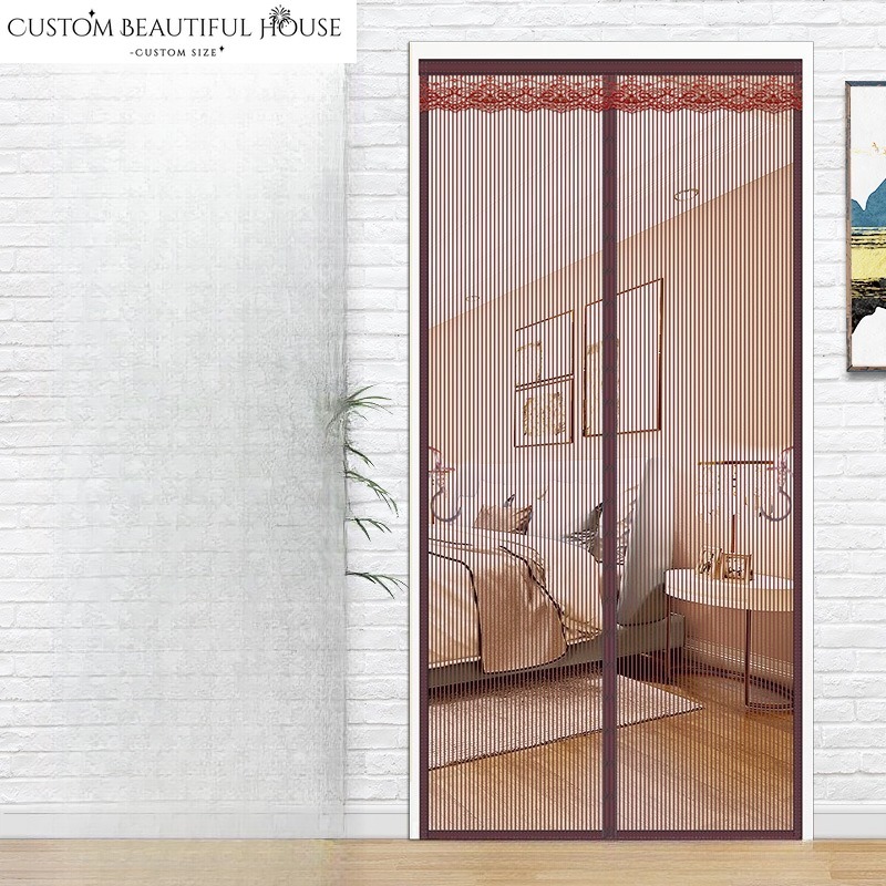 Tirai Pintu Retro Mewah Ringan - Home Textiles Luxury Curtains ulasan dan harga