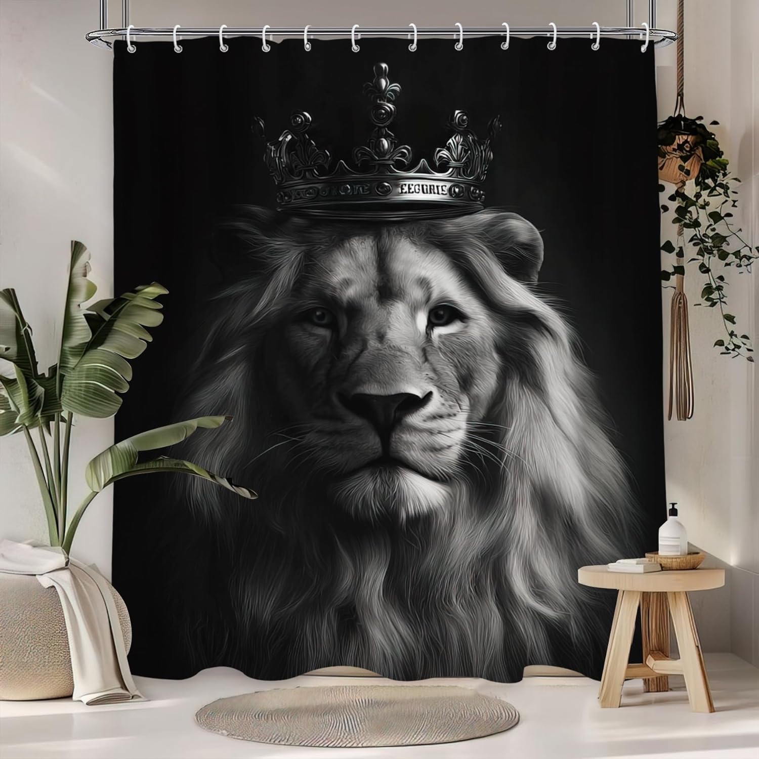 Tirai Mandi Mahkota Raja Singa - Home Textiles Luxury Curtains ulasan dan harga