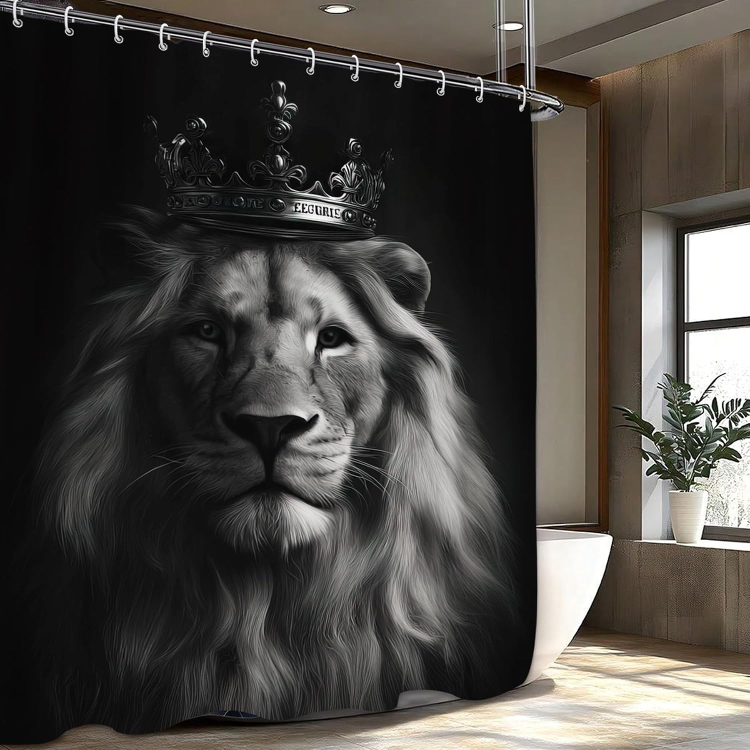 Tirai Mandi Mahkota Raja Singa - Home Textiles Luxury Curtains ulasan dan harga