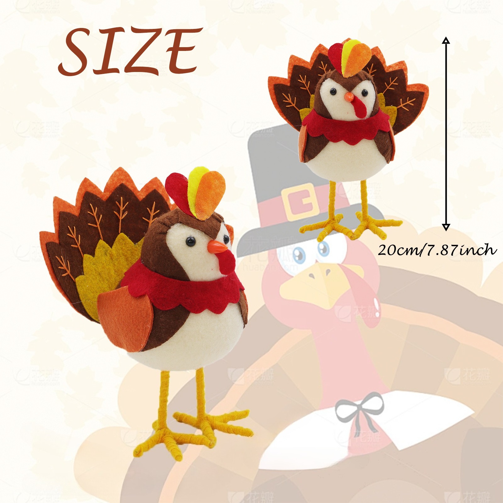 Patung-patung Kalkun Thanksgiv - Home Textiles Turkey ulasan dan harga