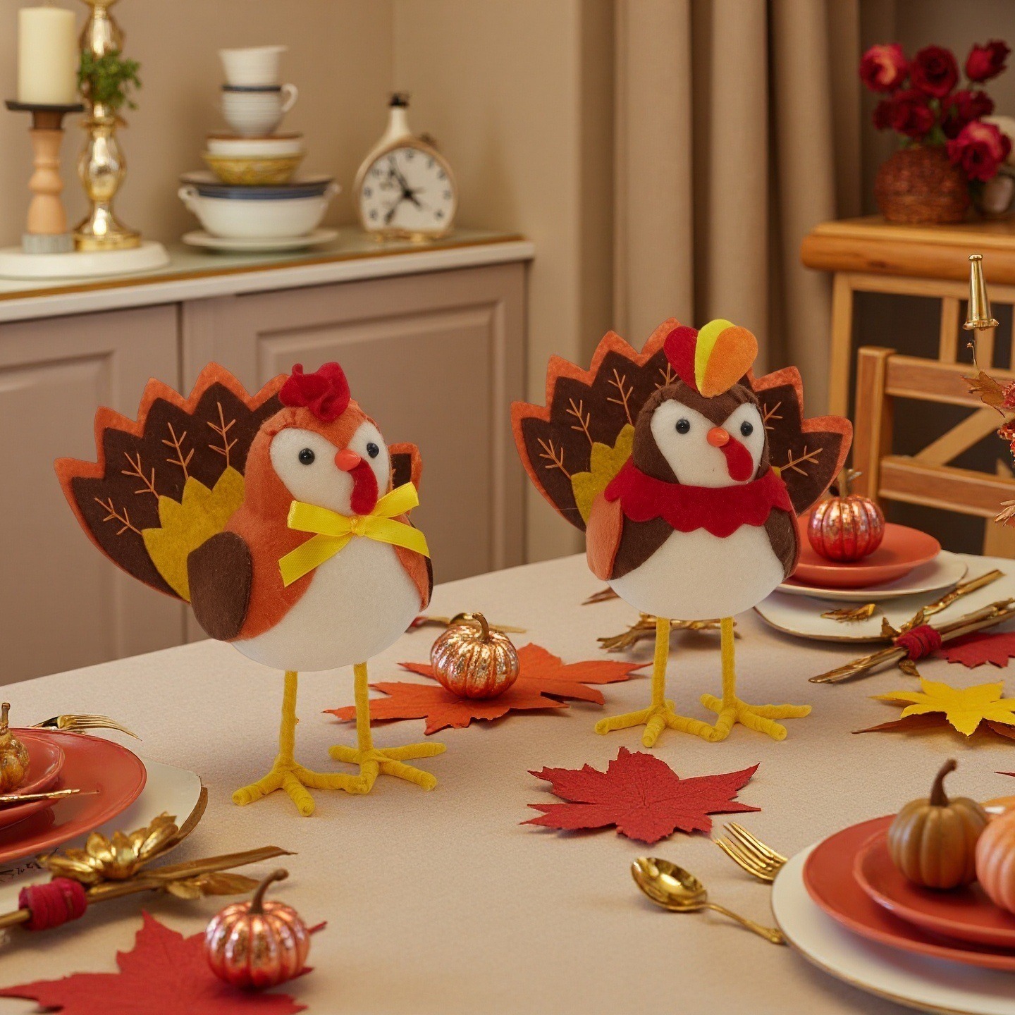 Patung-patung Kalkun Thanksgiv - Home Textiles Turkey ulasan dan harga