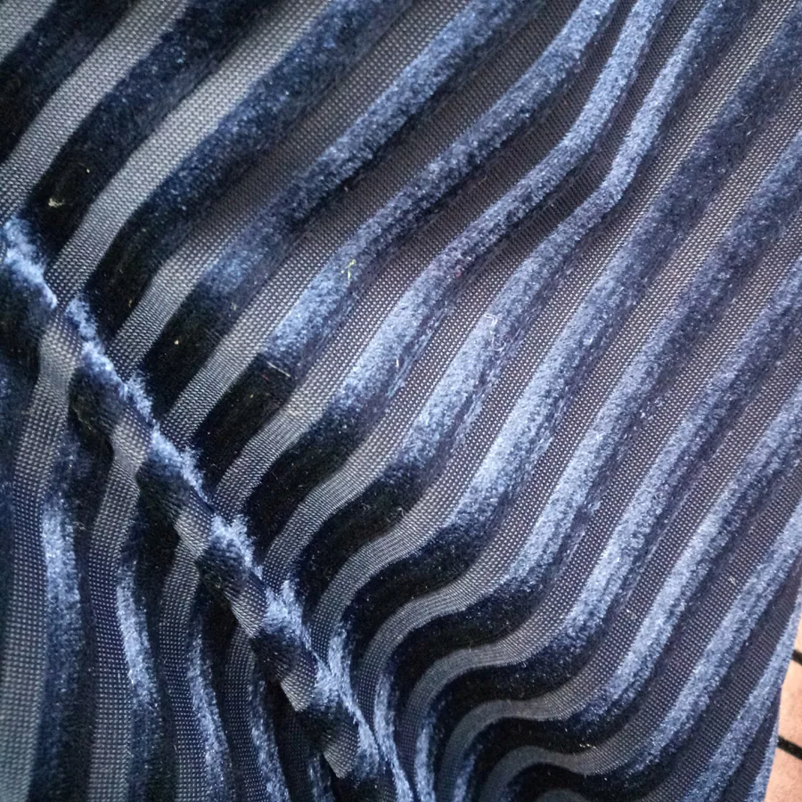 Kain beludru kain garis halus  - Home Textiles Luxury Curtains ulasan dan harga