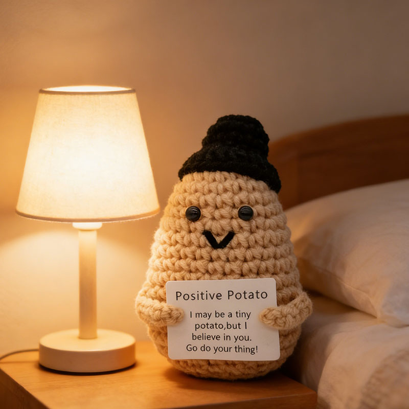 Boneka Kentang Rajut Lucu dan  - Home Textiles Today ulasan dan harga