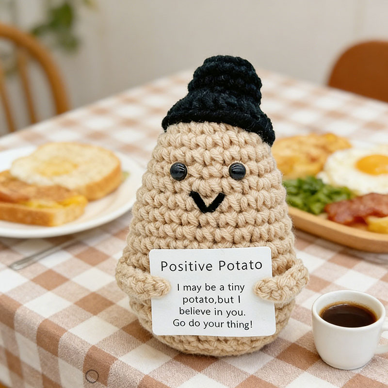Boneka Kentang Rajut Lucu dan  - Home Textiles Today ulasan dan harga