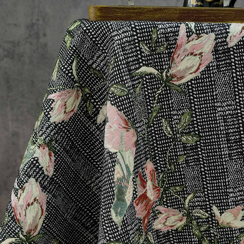 Kain Jacquard Motif Bunga dan  - Home Textiles Luxury Curtains ulasan dan harga