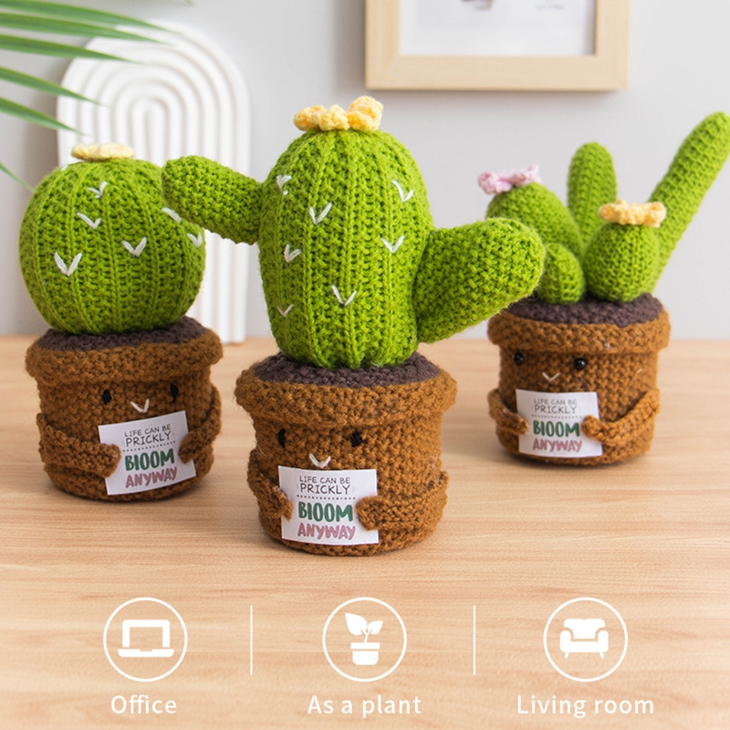 Ornamen Meja Kaktus Bunga Mata - Home Textiles Today ulasan dan harga
